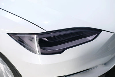 Pre-Cut Head lights, Tail lights Black Tint Wrap for Tesla Model S 2016-2021