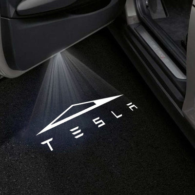 LED Door Projector Puddle Lights Pair for Tesla Cybertruck 2024-2025