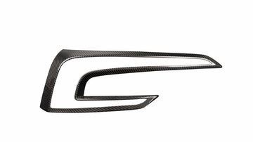 2PCs Dry Gloss Carbon Fiber Tail Light Surrounds Set for Tesla Model 3 2024 Highland - PimpMyEV
