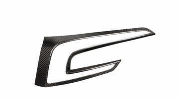 2PCs Dry Gloss Carbon Fiber Tail Light Surrounds Set for Tesla Model 3 2024 Highland - PimpMyEV