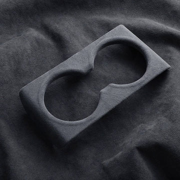 Alcantara Backseat Armrest Cup Holder Overlay Cover for Tesla Model 3 2023-2024 - PimpMyEV