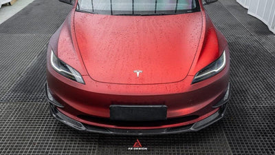 ArmorExtend Carbon Fiber AE Front Lip for Tesla Model 3 Highland 2024+