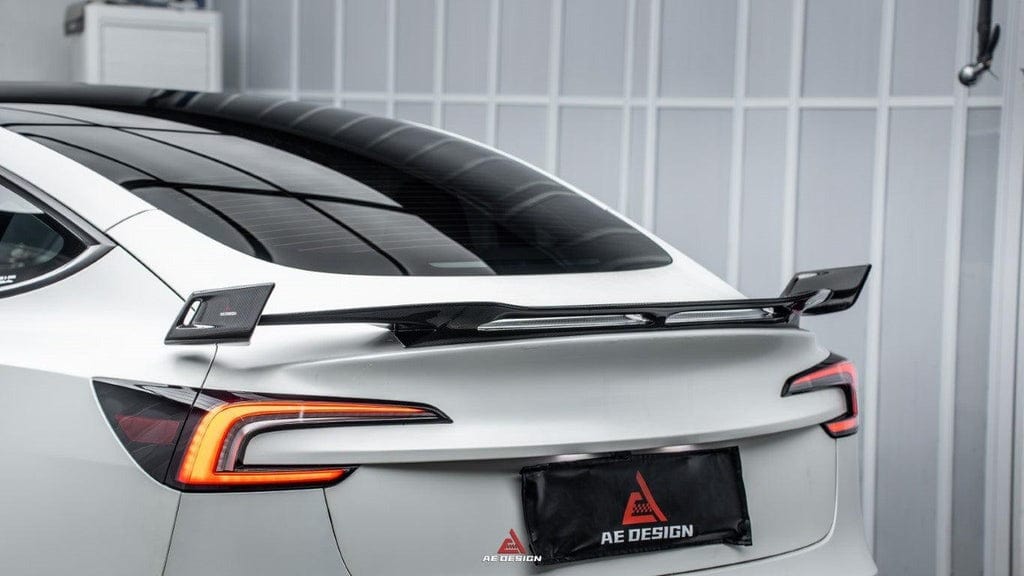 ArmorExtend Carbon Fiber AE Rear Wing for Tesla Model 3 Highland 2024+