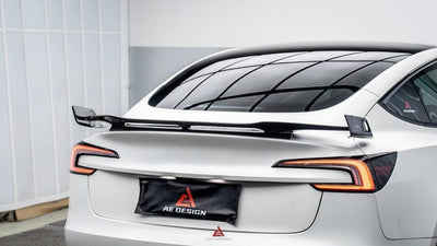 ArmorExtend Carbon Fiber AE Rear Wing for Tesla Model 3 Highland 2024+