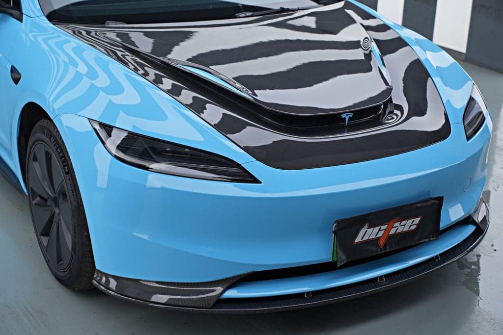 BCTXE Tuning Carbon Fiber Hood for Tesla Model 3 Highland 2024+