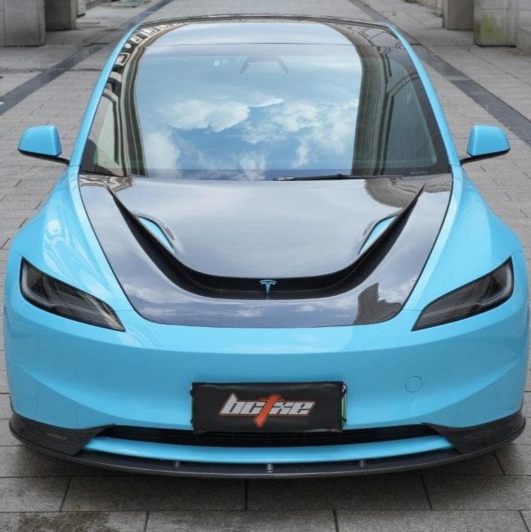 BCTXE Tuning Carbon Fiber Hood for Tesla Model 3 Highland 2024+