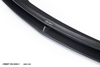 CMST Genuine Carbon Fiber Front Lip For Tesla Model X 2022-2023 - PimpMyEV