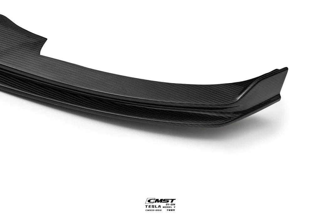 CMST Genuine Carbon Fiber Front Lip V5 For Tesla Model Y 2020-2024 - PimpMyEV