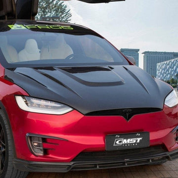 CMST Genuine Carbon Fiber & FRP Hood Bonnet for Tesla Model X P100D Performance 2016-2021 - PimpMyEV