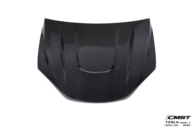 CMST Genuine Carbon Fiber & FRP Hood for Tesla Model X Plaid Long Range 2022-2025