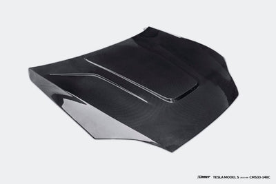 CMST Genuine Carbon Fiber & FRP Hood V1 for Tesla Model S 3rd Gen late 2021+