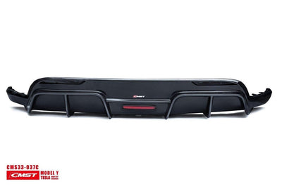 CMST Genuine Carbon Fiber & FRP Rear Diffuser V1 for Tesla Model Y AWD Performance 2020+ - PimpMyEV