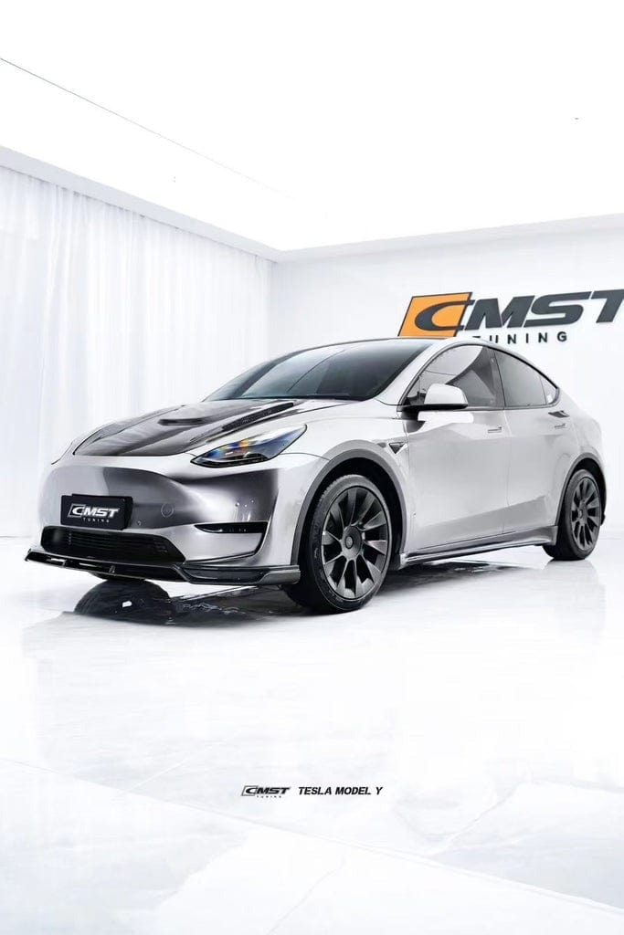 CMST Genuine Carbon Fiber & FRP Side Skirts V1 for Tesla Model Y AWD Performance/RWD Long Range 2020+ - PimpMyEV