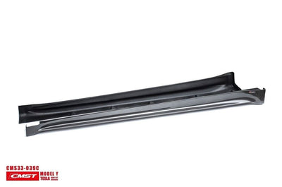 CMST Genuine Carbon Fiber & FRP Side Skirts V1 for Tesla Model Y AWD Performance/RWD Long Range 2020+ - PimpMyEV