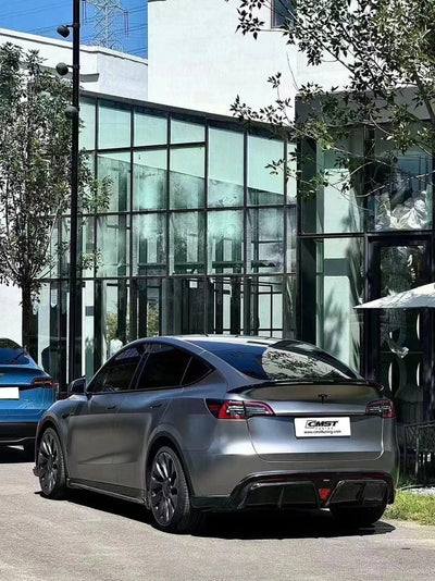 CMST Genuine Carbon Fiber & FRP Side Skirts V1 for Tesla Model Y AWD Performance/RWD Long Range 2020+ - PimpMyEV