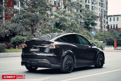 CMST Genuine Carbon Fiber & FRP Side Skirts V1 for Tesla Model Y AWD Performance/RWD Long Range 2020+ - PimpMyEV