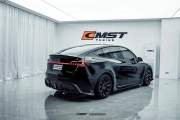 CMST Genuine Carbon Fiber & FRP Side Skirts V2 for Tesla Model Y AWD Performance/RWD Long Range 2020+ - PimpMyEV