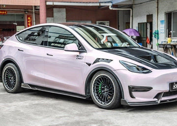 CMST Genuine Carbon Fiber & FRP Side Skirts V3 for Tesla Model Y AWD Performance/RWD Long Range 2020+ - PimpMyEV