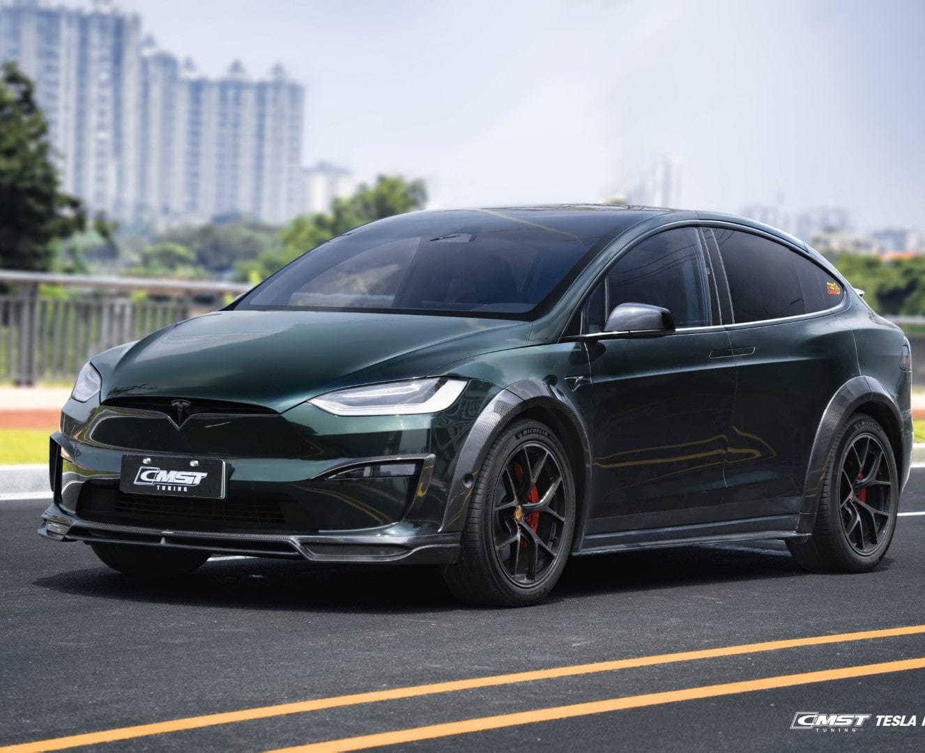 CMST Genuine Carbon Fiber Full Body Kit for Tesla Model X 2022-2025