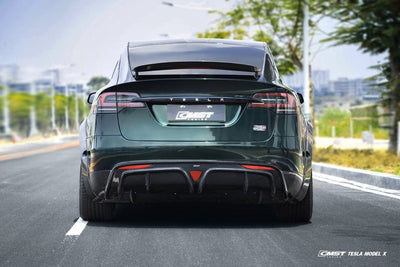 CMST Genuine Carbon Fiber Wide Body Wheel Arches For Tesla Model X 2017-2024 - PimpMyEV