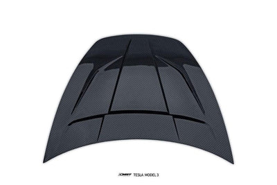 CMST Genuine FRP & Carbon Fiber Hood V1 for Tesla Model 3 Highland 2024+