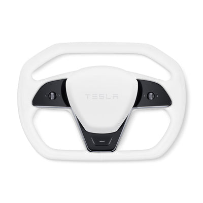 Cybertruck Inspired Yoke Steering Wheel Replacement for Tesla Model 3 / Y 2017-2024