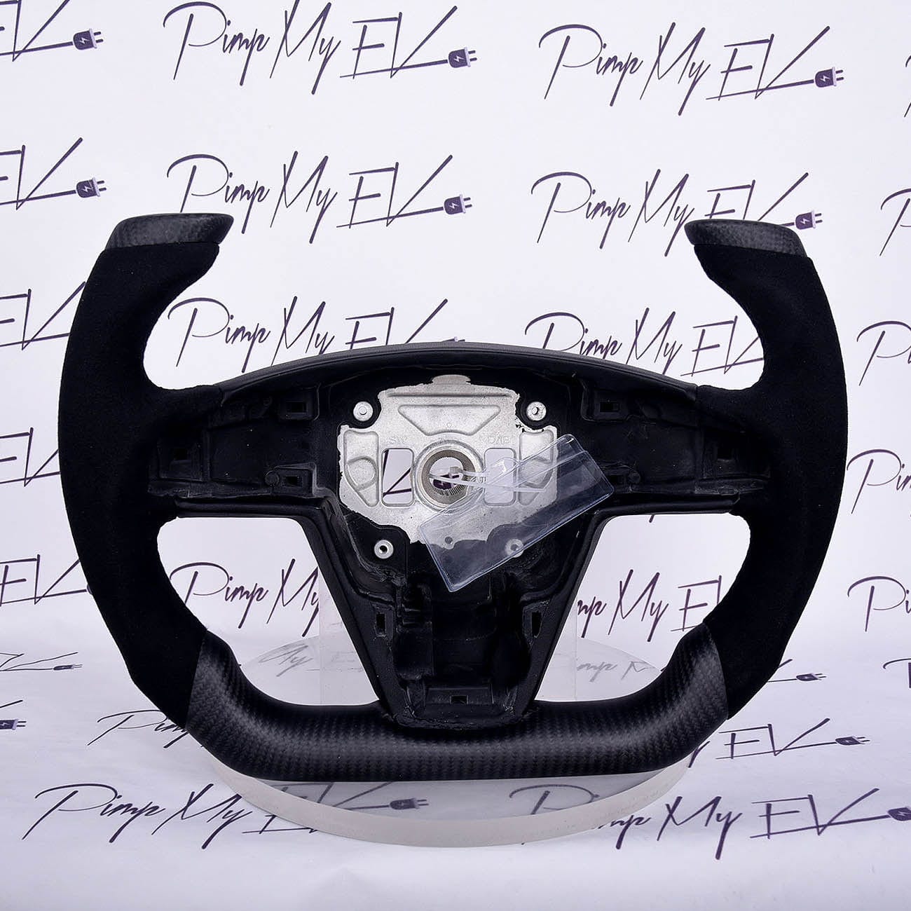 IN STOCK Cockpit Style Yoke Steering Wheel Replacement for Tesla Model S/X Or Plaid 2021-2023 - PimpMyEV