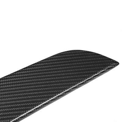 Real Molded Gloss Carbon Fiber Center Console Side Panel Overlays for Tesla Model 3 2023-2024 - PimpMyEV