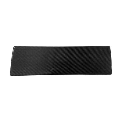 Real Molded Gloss Carbon Fiber Glove Box Overlay Cover Sleeve For Tesla Model Y Juniper 2025-2026