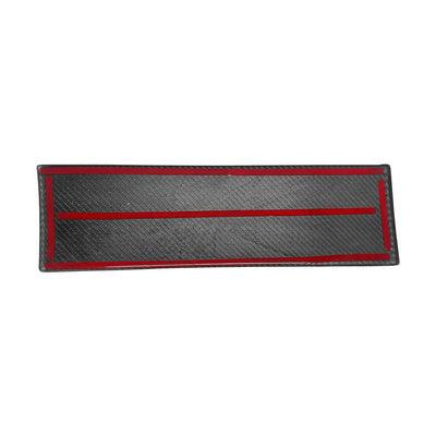 Real Molded Gloss Carbon Fiber Glove Box Overlay Cover Sleeve For Tesla Model Y Juniper 2025-2026