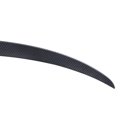 Real Molded Gloss Carbon Fiber Performance Wing Spoiler Tesla Model 3 2023-2024 Highland - PimpMyEV