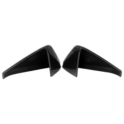 Real Molded Gloss Carbon Fiber Side Mirror Overlay Covers for Tesla Cybertruck 2024