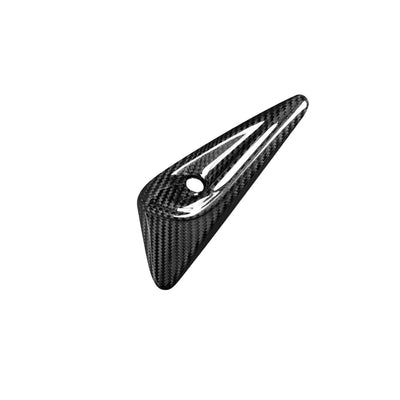 Real Molded Gloss Carbon Fiber Turn Signal Side Marker Overlay Camera Covers HW4 for Tesla Model 3 Highland 2024-2025