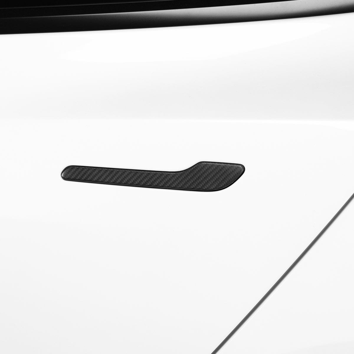 Carbon Fiber Door Handle Cover Set – Fits 2004-2015 Nissan Titan, 4Pcs ABS Overlays