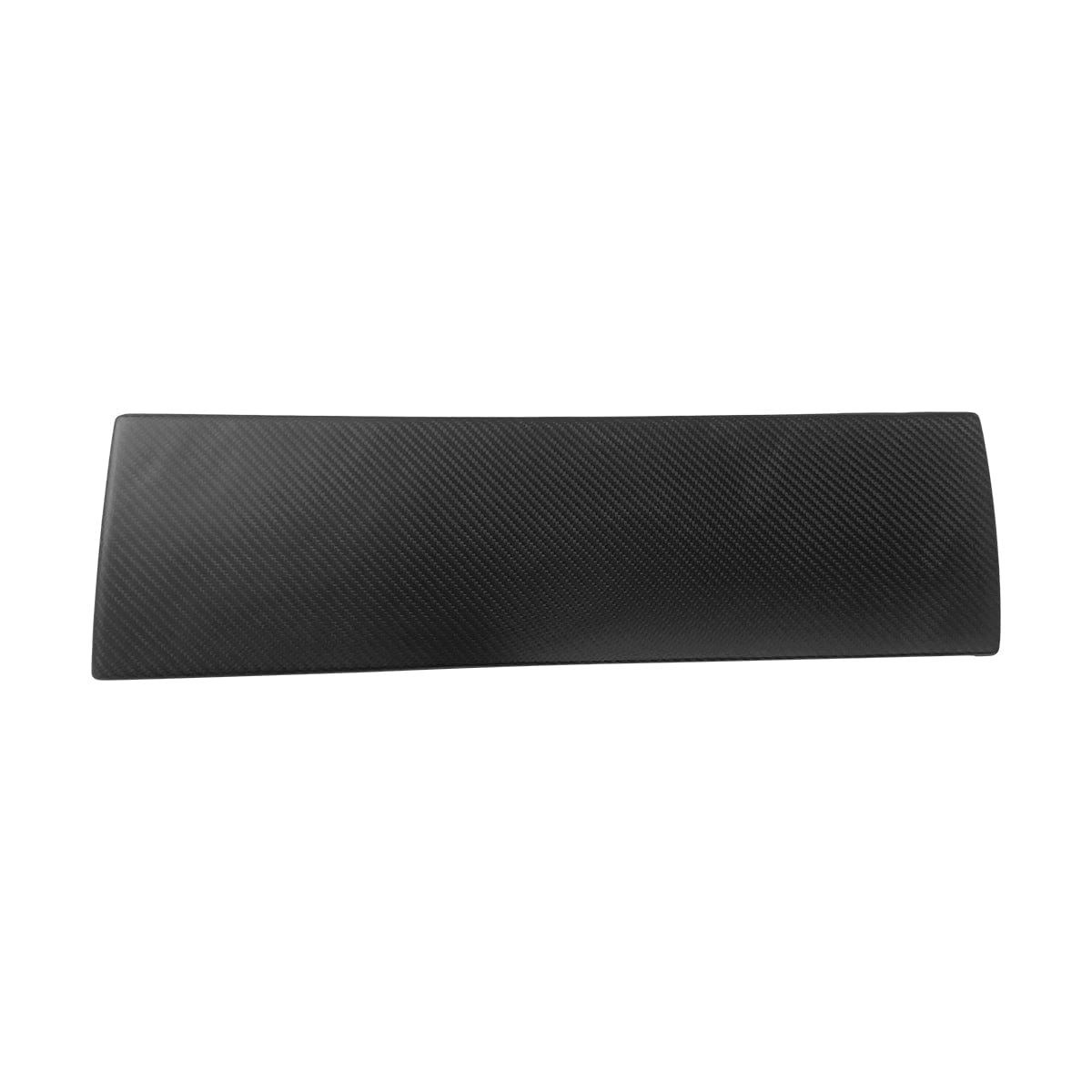 Real Molded Matte Carbon Fiber Glove Box Overlay Cover Sleeve For Tesla Model Y Juniper 2025-2026