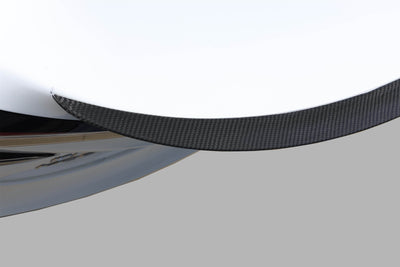 Real Molded Matte Carbon Fiber Performance Wing Spoiler Tesla Model 3 2023-2024 Highland - PimpMyEV