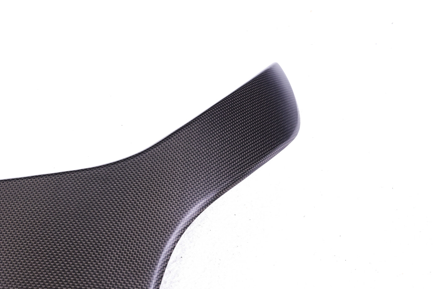 Real Molded Matte Carbon Fiber Seat Back Top Overlays for Tesla Model 3 Performance 2024+ Highland