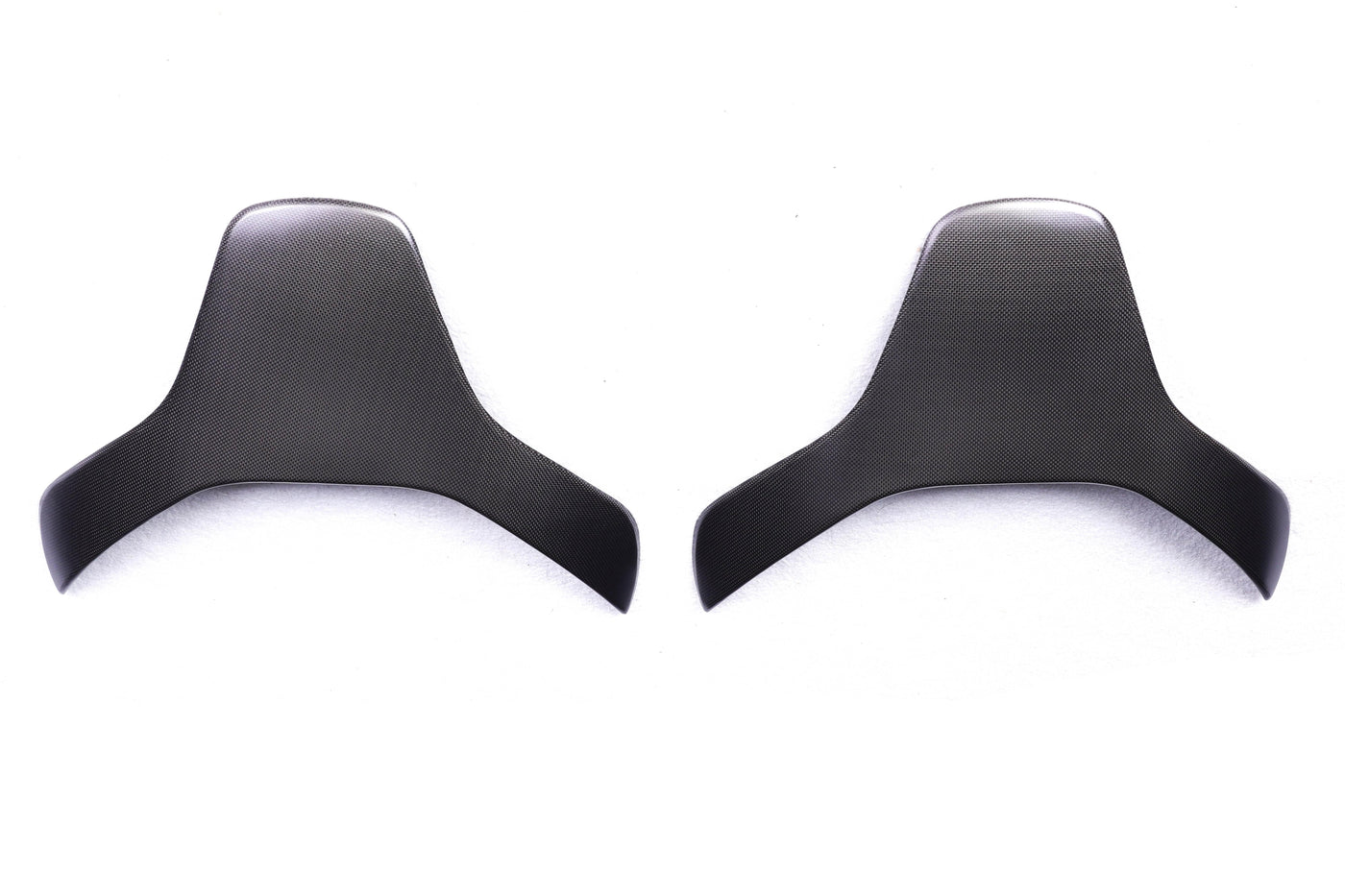 Real Molded Matte Carbon Fiber Seat Back Top Overlays for Tesla Model 3 Performance 2024+ Highland