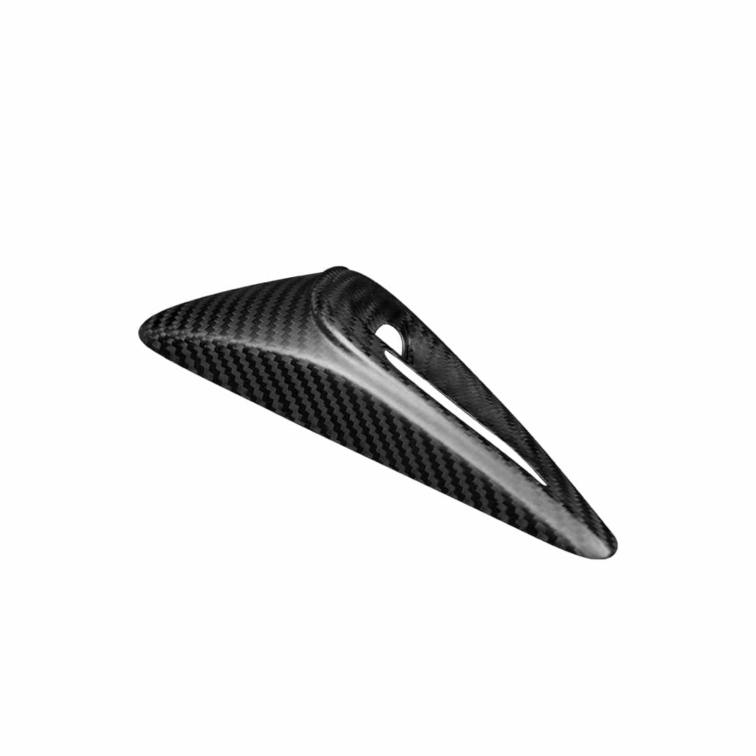 thumbnail image 2 of Xotic Tech Gloss Carbon Fiber Side Camera Turn Signal Covers For Tesla Model 3 Y S X – Pair 2 of 2