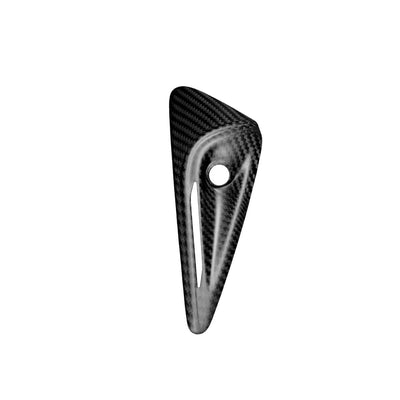 Real Molded Matte Carbon Fiber Turn Signal Side Marker Overlay Camera Covers HW4 for Tesla Model 3 Highland 2024-2025