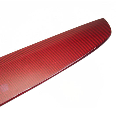 Real Molded RED Carbon Fiber Dashboard Air Vent Overlay Kit For Tesla Model 3 2023-2024 Highland