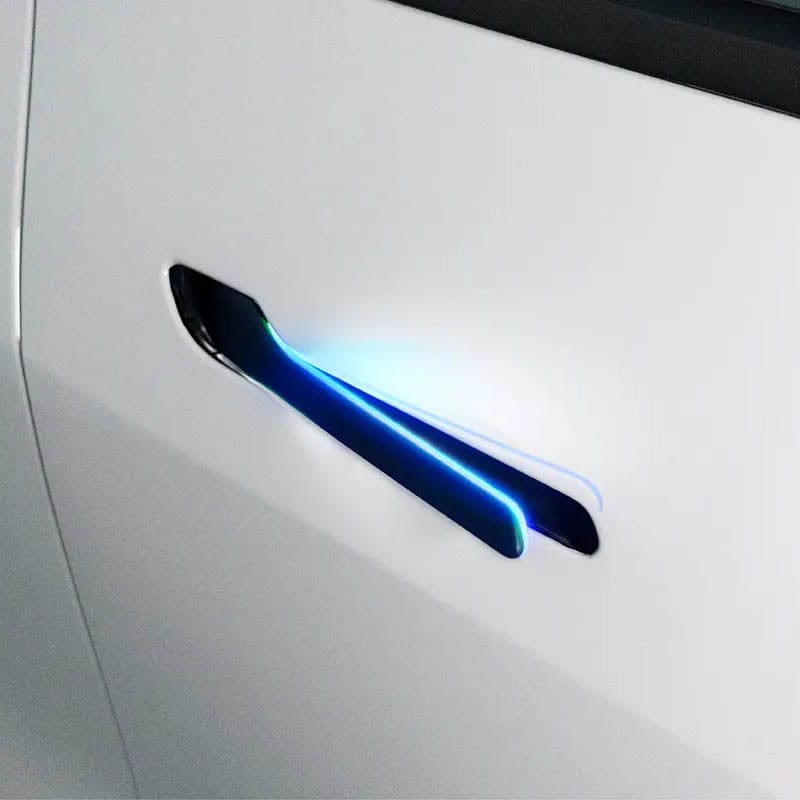 Retrofit Self Presenting & Welcome Automatic RGB LED Door Handles For Tesla Model Y 2020-2023 - PimpMyEV