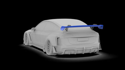 Robot Craftsman Carbon Fiber & FRP GT Spoiler Wing V2 GT for Tesla Model 3 Highland/Performance 2024-2025 - PimpMyEV