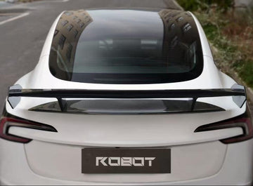 Robot Craftsman Carbon Fiber & FRP Rear Spoiler V3 for Tesla Model 3 Highland 2024-2025 - PimpMyEV