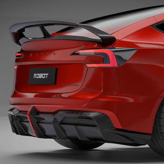 Robot Craftsman Hacker Narrow Body Rear Bumper & Diffuser for Tesla Model 3 Highland 2024+