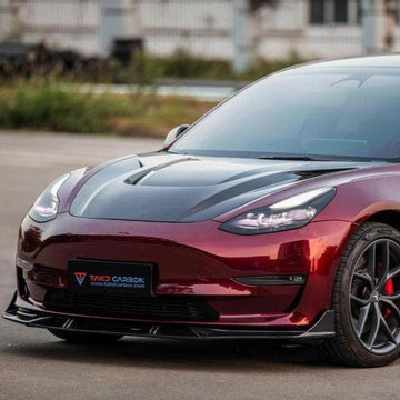 TAKD Pre-preg Carbon Fiber Hood for Tesla Model 3 2017-2023 - PimpMyEV
