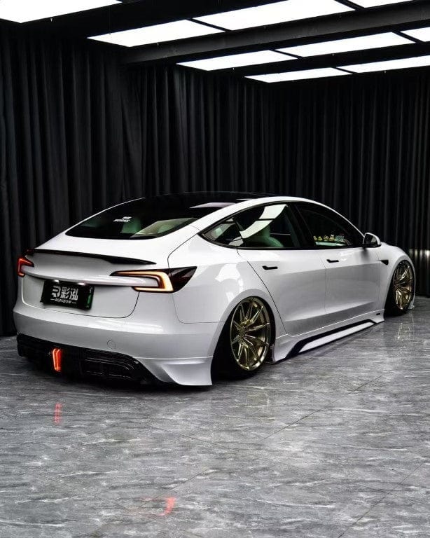 Yofer USA Carbon Fiber & ABS Rear Spoiler for Tesla Model 3 Highland/Performance 2024-2025 - PimpMyEV