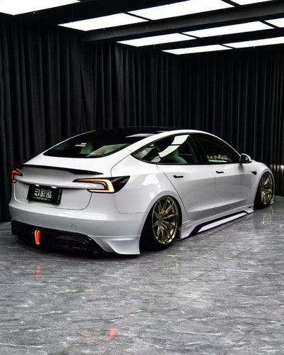 Yofer USA Carbon Fiber & ABS Rear Spoiler for Tesla Model 3 Highland/Performance 2024-2025 - PimpMyEV