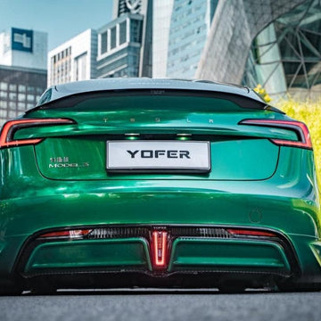 Yofer USA PP Rear Diffuser & Canards V2 for Tesla Model 3 Highland/Performance 2024-2025 - PimpMyEV