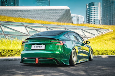 Yofer USA PP Rear Diffuser & Canards V2 for Tesla Model 3 Highland/Performance 2024-2025 - PimpMyEV